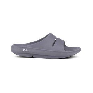 OOFOS OOAHH Slide Sport Recovery Sandal Slate Grey - NEW with Tags Size Varies
